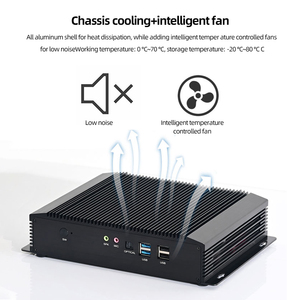 Adipcom MFC-4000 Mini PC CPU Intel <span class=keywords><strong>10th</strong></span> <span class=keywords><strong>Gen</strong></span> Core <span class=keywords><strong>i5</strong></span>-1035G4 16Gmemory 2 * DDR4 Fanless Industrial <span class=keywords><strong>Desktop</strong></span> Computador de Escritório - Product Image 5