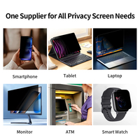 Provan Sur Mesure 13-17 Pouces Moniteur à Insérer Film Anti-Espion Mat Anti-Reflet Anti-Rayures PET Protecteur d'Écran Filtre de Confidentialité pour Ordinateur Portable