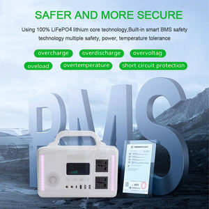 Estación de Energía Portátil de 300W con Panel Solar LiFePO4, Kit Generador con Inversor de Onda Sinusoidal Pura para Hogar y Exteriores, 192Wh, Energía Expandible - Product Image 5