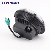 TIYPEOR E-Mark DOT Phare moteur 7 pouces pour lampe de moto Harley Projecteur haute Performance Phare rond pour Jeep JK