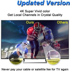 เสาอากาศทีวีดิจิตอลในอาคารระยะไกลพร้อมแอมพลิฟายเออร์<span class=keywords><strong>4K</strong></span> ไฟติดสูงสุดรองรับฟรีช่อง HDTV <span class=keywords><strong>4K</strong></span> <span class=keywords><strong>1080P</strong></span> ในท้องถิ่นทั้งหมด - Product Image 4