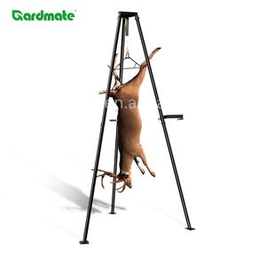 Trépied de chasse en métal, treuil de chasse, capacité de 300 lb, durable, robuste, pour le dépeçage et l'habillage des cerfs sur le terrain de chasse - Product Image 3