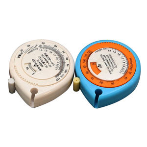 Pengukur pinggul pinggang portabel Mini pengukuran pita teleskopik otomatis untuk <span class=keywords><strong>BMI</strong></span> tiga lingkar pengukuran - Product Image 1
