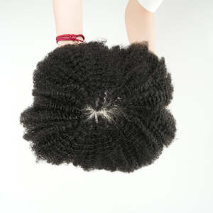 Tupé Afro Completo de PU al por Mayor para Hombre, Reemplazo de Cabello Humano, Ligero, Cómodo, Aspecto Natural, Fácil de Usar - Product Image 3