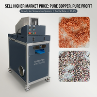 Granulateur automatique de fil métallique à petite échelle, niveau d'entrée, GR-200 |   Machine de recyclage de câbles en cuivre mini 60-80 kg/h, contrôlée par PLC