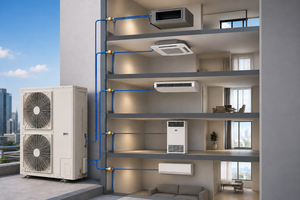 Aire Acondicionado Multi Split con Bomba de Calor R32, Tipo Ducto de Pared, para Apartamentos, Villas y Tiendas en Europa - Product Image 5