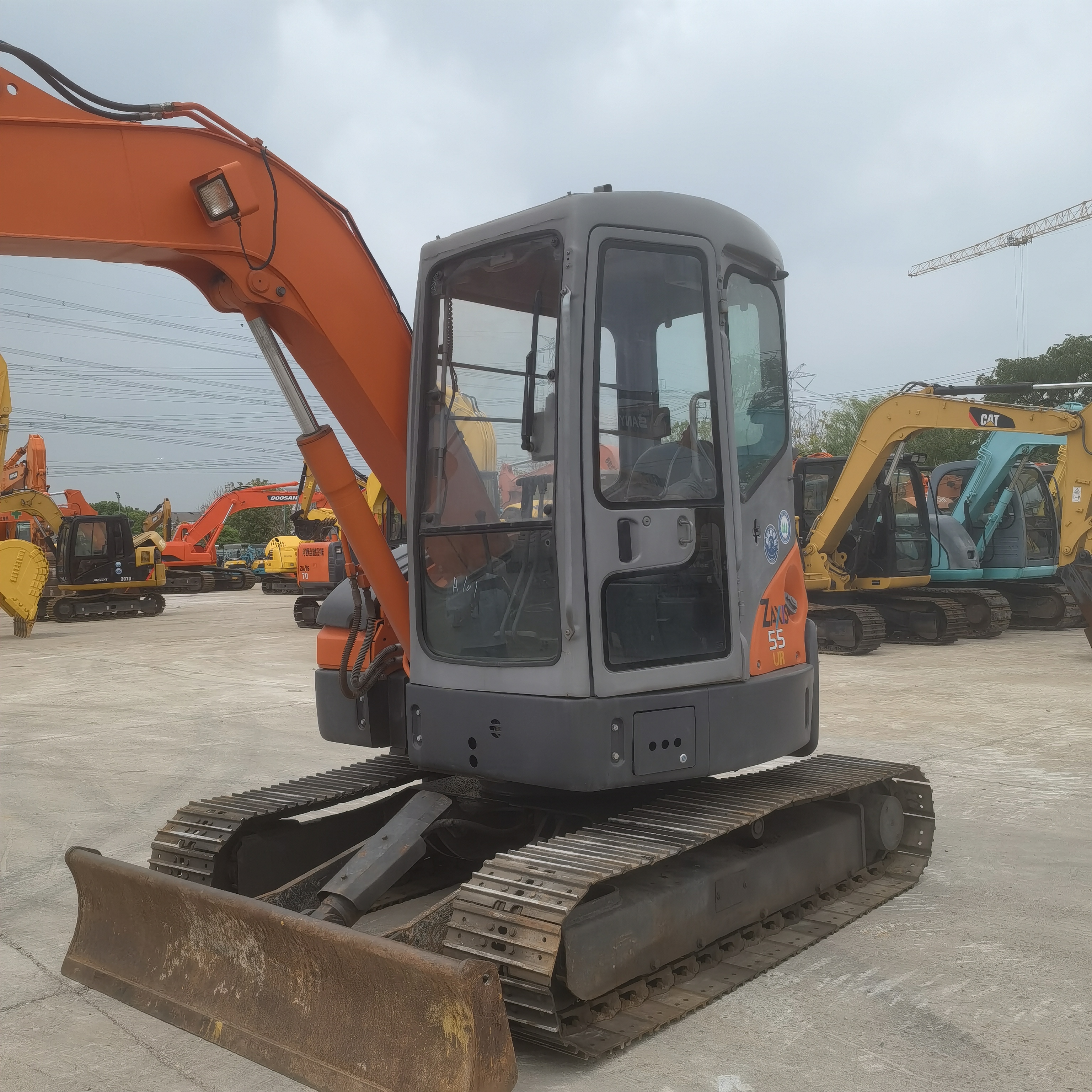 Japan Made Hitachi ZX55 Mini Digger ,Hitachi Zaxis 55 Tracked