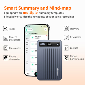 Ultra Slim 64GB ai ghi chú ghi âm giọng nói W/trường hợp ai thông minh kỹ thuật số ghi âm với ứng dụng ghi âm từ tính cho các cuộc họp - Product Image 5