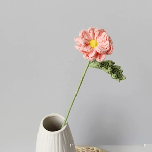 Nuevo Ramo de Flores de <span class=keywords><strong>Margarita</strong></span> Tejido a Crochet Hecho a Mano 2026, Ramo de Flores de Crochet de Doble Capa, Decoración para Bodas y Hogar - Product Image 5