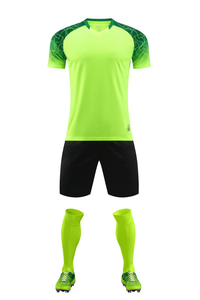 Conjunto de uniforme de fútbol para adultos al por mayor, sublimado, transpirable, de secado rápido, camiseta deportiva de fútbol - Product Image 4