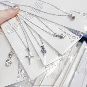 महिलाओं के लिए थोक स्टेनलेस स्टील ज्यामितीय हार फैशनेबल टाइटेनियम स्टील चेन कारखाने सस्ते गहने - Product Image 2