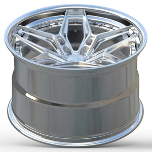 Jantes forgées en 2 parties Step Lip 18 19 20 21 22 pouces 5x130 5x120 5x114.3 5x112 pour Benz AMG <span class=keywords><strong>Porsche</strong></span> <span class=keywords><strong>911</strong></span> Cayenne SUV de luxe - Product Image 3