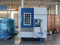 Máquina de torno CNC vertical VTC850 de China para ruedas de aleación Sistema de control GSK Husillo único resistente