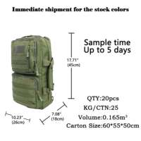 Sac à dos tactique 30L 3 en 1 Sac à bandoulière simple, sac à main décontracté et sac à dos Bug Out Grand sac à dos pour ordinateur portable pour hommes Sac à dos