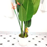 Plantes de qualité chaude en plastique bonsaï simulation artificielle oiseau de paradis
