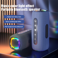 RGB speaker game luar ruangan, Speaker Stereo portabel, BT5.3, anti air, Speaker Gaming luar ruangan, speaker nirkabel