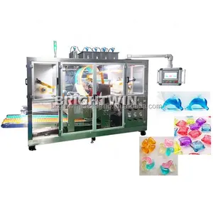 Máquina de llenado de cápsulas de lavandería de múltiples formas Máquina de llenado de cuentas de detergente para la producción Gel detergente s Pod
