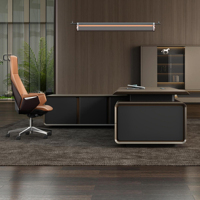 Mobilier de bureau moderne et luxueux, gestionnaire, chef de la direction, bureau, table d'ordinateur pour bureau personnel
