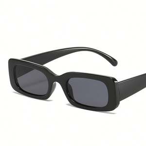 Gafas de Sol Cuadradas Pequeñas con Bisagras Metálicas Retro de Moda Personalizadas al por Mayor, Gafas de Sol Rectangulares Coloridas para Mujer - Product Image 4