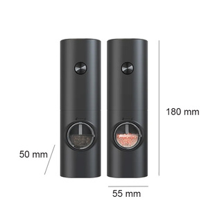 Wholesale Automatic <b>Salt</b> and Pepper Set with Light Spice Mill Adjustable Spices Kitchen Tools - Product Image 6