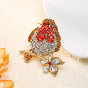 Baroque luxe Simulation moineau conception hommes et femmes broche épingles bijoux accessoires broches, fête de mariage Couple cadeaux - Product Image 3