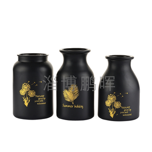 Vase de table <span class=keywords><strong>moderne</strong></span> en verre avec logo personnalisé et couleur style design Art déco - Product Image 1