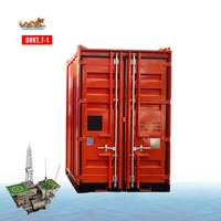 Conteneur Offshore Fermé (CCU) de 6 pieds (1,83 m) avec Pont et Filet de Chargement, Conforme aux Normes DNV 2.7-1 et ISO18055