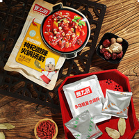 Base de Fondue Épicée Douce aux Baies de Goji et Champignons Hongshanhe 228g, Condiment pour Soupe aux Trois Délices, Vente en Gros pour la Maison, l'Hôtel et la Restauration 12