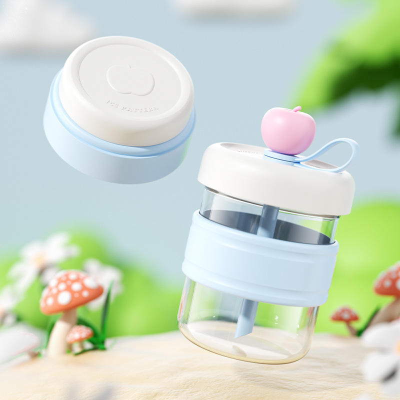 ถ้วยกาแฟมอคค่า [ถาดน้ำแข็งชั้นเดียวสีชมพูและสีฟ้า]