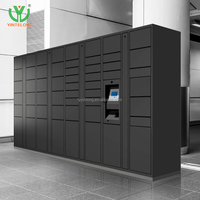 Casillero Inteligente para Paquetes YL con Estructura Desmontable y Ensamblable, Compatible con Desarrollo de Software, Energía Solar, Gabinete de Acero Impermeable