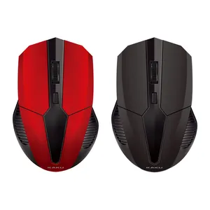 Mouse Optik Kaku untuk Game, Mouse Gaming Profesional Usb Komputer 2.4G untuk Windows dan Mac