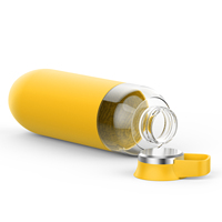 Custom Oem 26oz Tritan Transparent Tpe Sangle Bouteille D Eau En Plastique Gym Trajet Hydratation Étanche Couvercle À Large Ouve