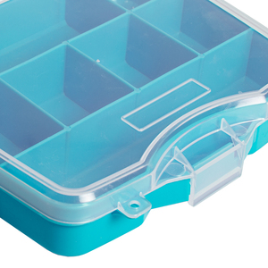 Hautement recommandé boîte de rangement en plastique dur organisateur outil organisateur 8 séparateurs 15X17X3,5 couleurs - Product Image 2