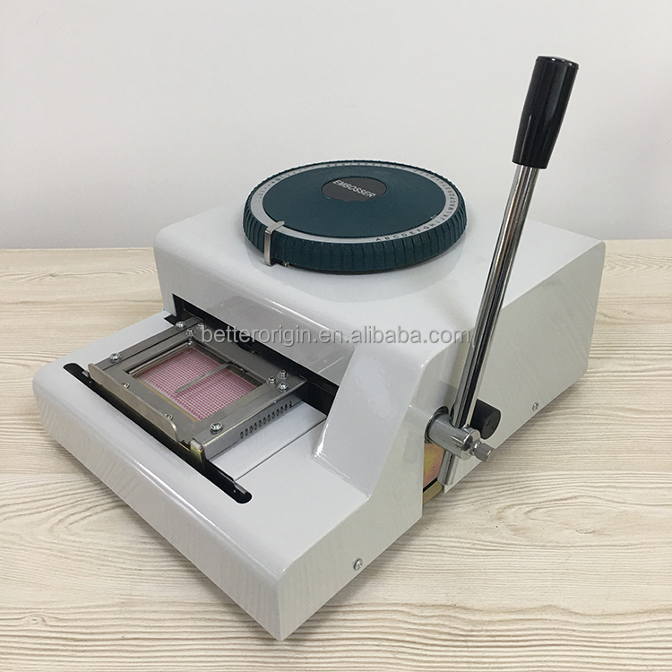 エンボス加工プレス機高精度手動PVCカード| Alibaba.com