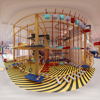 Meilleures ventes : aire de jeux intérieure interactive pour enfants, labyrinthe souple, fosse à balles, parcours d'obstacles, installation complète de jeux de loisirs