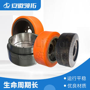 Conjunto de rueda motriz Linde con neumático de poliuretano para piezas de montacargas eléctricos, nuevo, original de fábrica, venta al por mayor. - Product Image 4