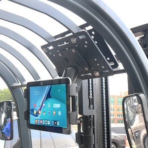 Carretilla elevadora de acero de calibre pesado y soporte de pilar de vehículo de almacén/montaje para Teléfonos/tabletas/escáneres de código de barras/Monitores Vesa 75/ 100 - Product Image 6