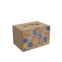 Boîte en carton ondulé écologique imprimée UV, personnalisée, en gros, fabriquée en Chine