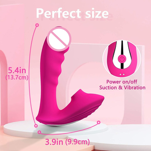 Juguete Sexual de Silicona 2 en 1 para Adultos, Masajeador de Punto G y Estimulador de Clítoris con Vibración, Vibrador con Succión para Mujeres - Product Image 2
