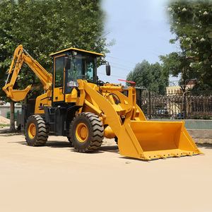 Leistungsstarker Baggerlader <span class=keywords><strong>Mini</strong></span>-Baggerlader Elektrischer 4x4 Kompakttraktor mit Lader und Bagger - Product Image 2