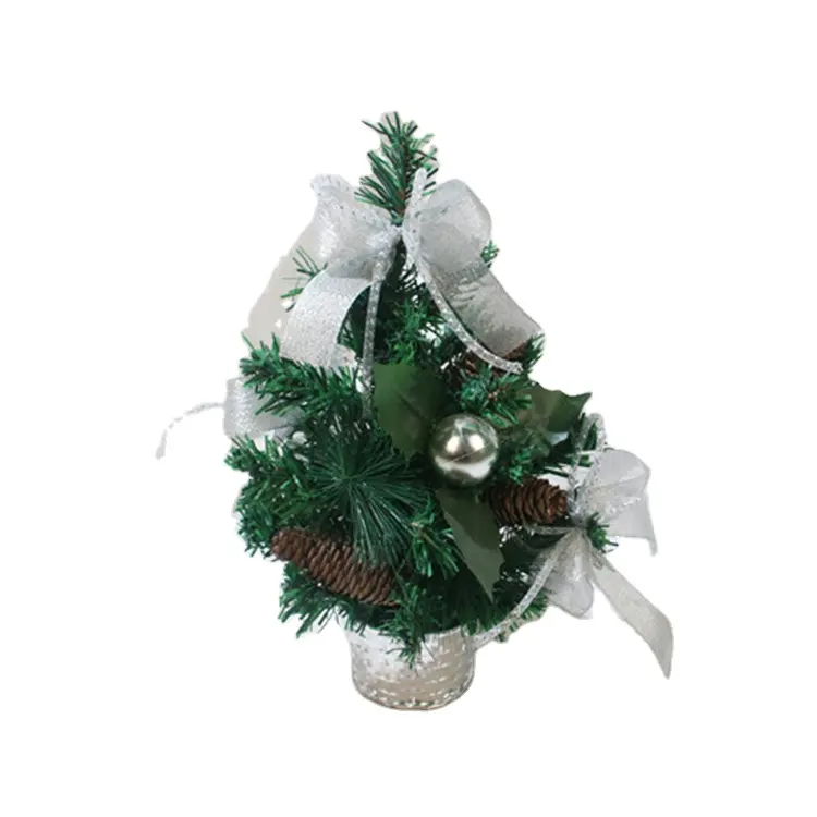 High Quality Low Price Small Decorated Handmade Indoor Table Christmas Pine Tree