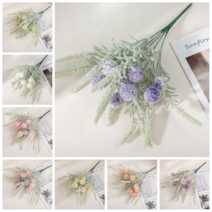 ดอกคาลลาฟลอรัล พอมปอม ดอกแดนดิไลออนประดิษฐ์ สีขาว ชมพู เหลือง พลาสติก สำหรับตกแต่งงานแต่งงาน งานฝีมือ 85505 - Product Image 3