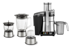 Mixeur centrifuge électrique puissant 1000W en acier inoxydable avec contrôle par bouton de menu couleur, 18000 tr/min, pour usage domestique (version anglaise) - Product Image 4