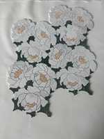Carrelage mural en marbre de luxe, motif de fleurs de pivoines en marbre, jet d'eau, mosaïque