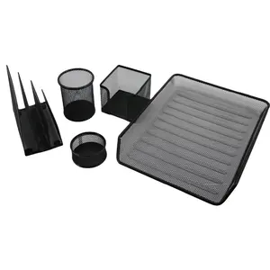 Suministros <span class=keywords><strong>de</strong></span> <span class=keywords><strong>oficina</strong></span> Organizador <span class=keywords><strong>de</strong></span> papelería <span class=keywords><strong>de</strong></span> malla metálica Organizador <span class=keywords><strong>de</strong></span> escritorio <span class=keywords><strong>Accesorios</strong></span> <span class=keywords><strong>para</strong></span> juegos <span class=keywords><strong>de</strong></span> escritorio <span class=keywords><strong>de</strong></span> plan <span class=keywords><strong>de</strong></span> negocios - Product Image 1