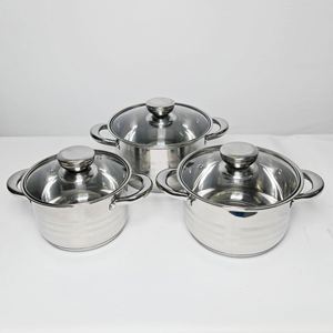 Juego de Utensilios de Cocina de Acero Inoxidable Antiadherente de 12 Piezas, Incluye Sartén y Olla para Uso en la Cocina - Product Image 4