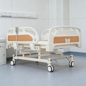 <span class=keywords><strong>Lit</strong></span> médicalisé avec barrière ABS en acier au carbone, 3 fonctions pour les soins aux personnes âgées (usage hospitalier et domestique) - Product Image 3