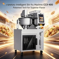 Robot de cuisine intelligent multifonctionnel AI Chef en acier inoxydable avec contrôle de la température, prend en charge la cuisson entièrement automatique pour