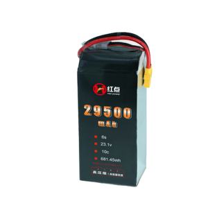 Batería de Litio-ion de Alto Voltaje 23.1V 29500mAh 29.5Ah 6S, Fabricación de Baterías de Litio-ion de Estado Sólido, Batería para Drones - Product Image 1