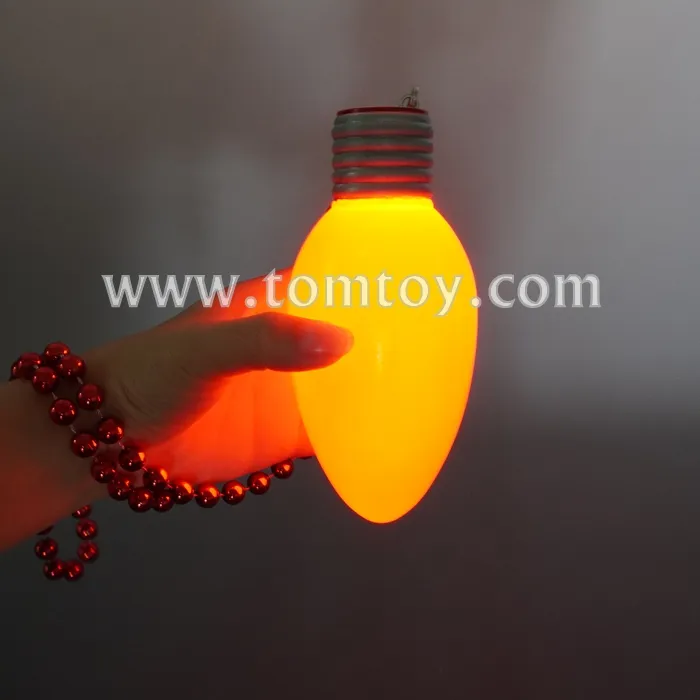 Tomtoy LED Christmas Jumbo Light Bulb Necklace